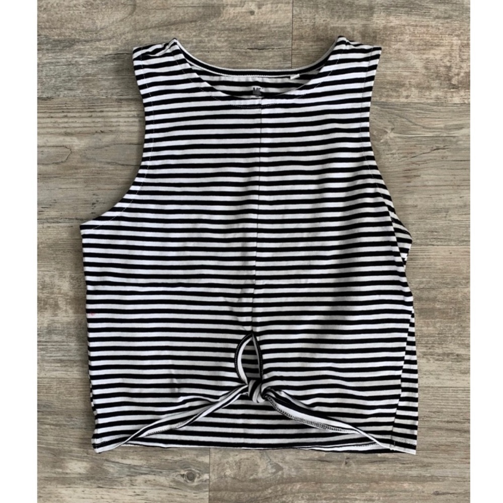 PACSUN Striped Crop Top